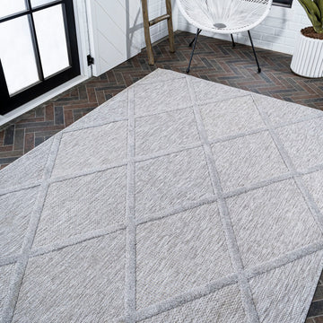 Salines Diamond Trellis Indoor/outdoor Area Rug